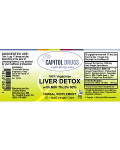 Vitality Works (Capitol Drugs Private Label) Liver Detox With Milk Thistle Liquid Capsules