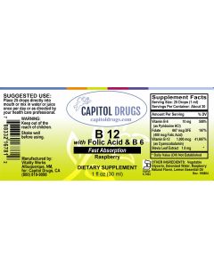 Vitality Works (Capitol Drugs Private Label) Vitamin B12 W/ Folic Acid & Vitamin B6