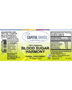 Vitality Works (Capitol Drugs Private Label) Blood Sugar Harmony Powder Capsule