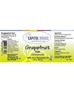 Vitality Works (Capitol Drugs Private Label) Grape Fruit Esss Oil 1.oz