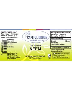 Vitality Works (Capitol Drugs Private Label) Neem Powder Capsules