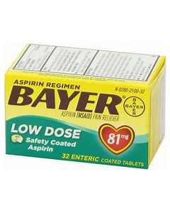 BAYER ASPIRIN  LOW DOSE 32