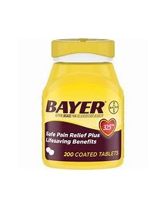 BAYER ASPIRIN  325mg 200 tabs