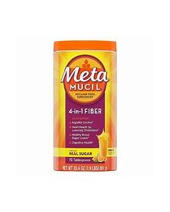 METAMUCIL 4-in-1 Fiber Orange Flavor 48 oz