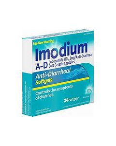 IMODIUM A-D ANTI-DIARRHEAL 24 softgels
