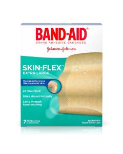 BAND-AID SKIN FLEX BANDAGES EXTRA LARGE