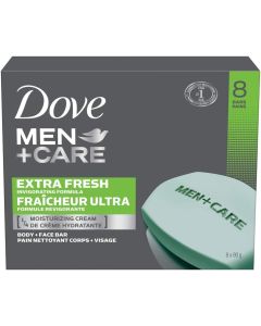 DOVE MEN +CARE EXTRA FRESH MOISTURIZING CREAM BAR  2PACK