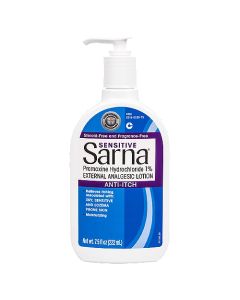 SARNA SENSITIVE EXTERNAL ANALGESIC LOTION 7.5 FL OZ