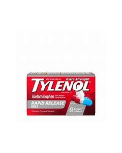 TYLENOL EXTRA STRENGTH 24 gelcaps