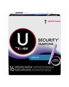 U by KOTEX TAMPONS REGULAR