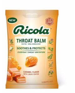 RICOLA THROAT BALM DROPS CARAMEL