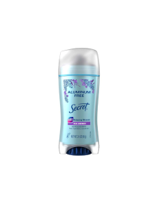 SECRET CLEAR SOLID DEODORANT ALUMINUM FREE LAVENDER 2.4 OZ