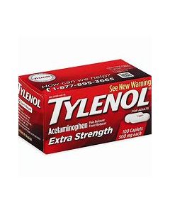 TYLENOL EXTRA STRENGTH 100 gelcaps