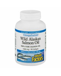Natural Factors CO WA Salmon Oil 1000mg 90sg