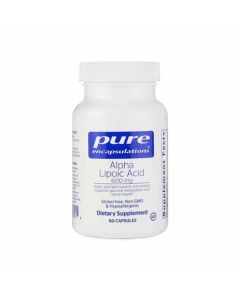  Pure Encapsulation Alpha Lipoic Acid 600mg 120c