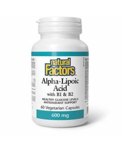 Natural Factors Alpha Lipoic + B 60vc