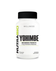 NutraBio YOHIMBE 4MG 90 CAPSULES