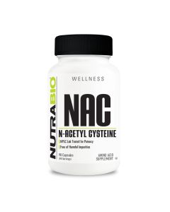 NutraBio NAC (N-Acetyl-Cysteine) 600MG 90 CAPSULES
