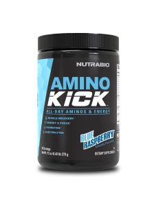 NutraBio AMINO KICK BLUE RASPBERRY