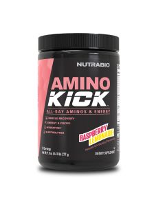 NutraBio AMINO KICK RASPBERRY LEMONADE