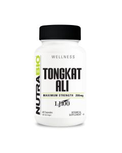 NutraBio TONGKAT ALI LJ100 200MG 60 CAPSULES