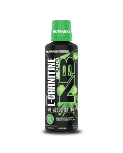 NutraBio LEANSHOTS L-CARNITINE 3000MG GREEN APPLE