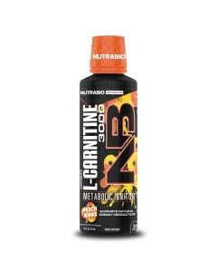 NutraBio LEANSHOTS L-CARNITINE 3000MG PEACH RINGS
