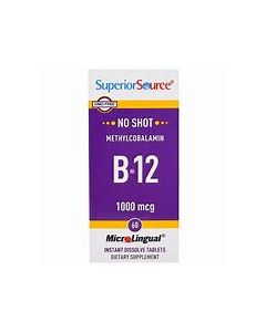 Superior Source No Shot B12 1000mcg 60t