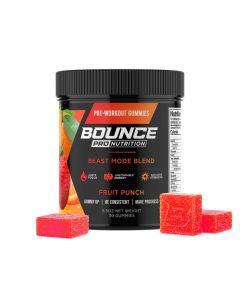 BouncePre-Workout Gummies - Beast Mode Fruit Punch 30Gummies