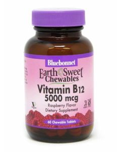 Bluebonnet B-12 Chewable 5000mcg 60Capsules Raspberry