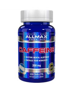 ALLMAX CAFFEINE 200MG 100 TABLETS