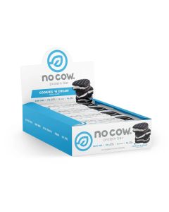 No Cows Cookies 'N Cream Protein Bars