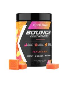 Bounce Creatine Gummies Peach Rings 51GUMMIES