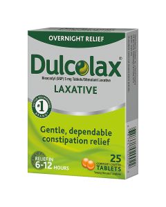 DULCOLAX Overnight Laxative 25 gels