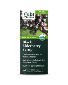 Gaia Herbs Black Elderberry Syrup 3oz