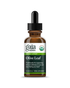 Gaia Herbs Olive Leaf, Certified Organic 1oz