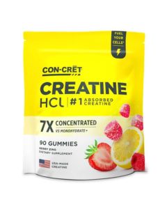 CON-CRĒT® Creatine HCl BERRY ZING 90 GUMMIES