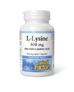 Natural Factors L-Lysine 500 mg 90 caps