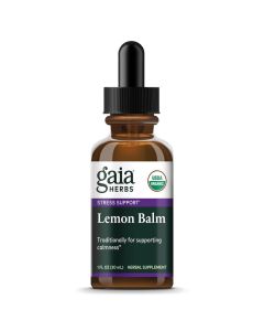 Gaia Herbs Lemon Balm, Certified Organic 1oz