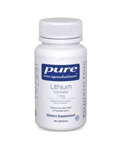 Pure Encapsulation Lithium Orotate 1mg 90 Capsules		