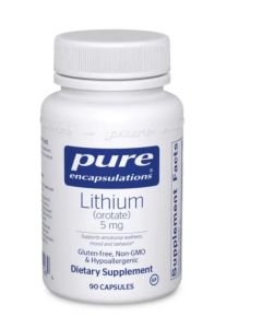 Pure Encapsulation Lithium 5mg 90c