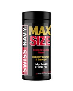 MAX SIZE 60 CAPLETS