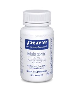 Pure Encapsulation Melatonin 20mg 60 Capsules