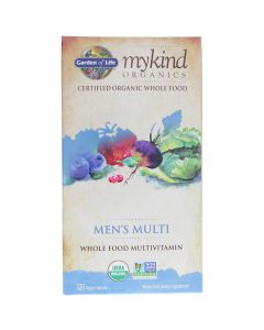 Garden of Life mykind Organics Men's 40+ Multi 120 Vegan Tablets