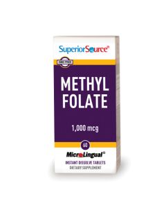 Superior Source Methylfolate 1000mcg 60t