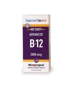 Superior Source No Shot Adv B12 2000mcg 60t