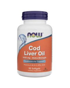 NOW Cod Liver Oil 1,000 90 SG