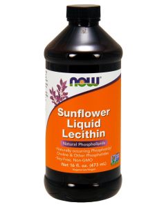NOW Sunflower Liq, Lecithin 16OZ