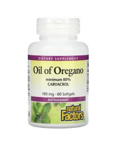Natural Factors Oil of Oregano 60sg