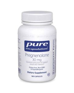 Pure Encapsulation Pregnenolone 30mg 180c